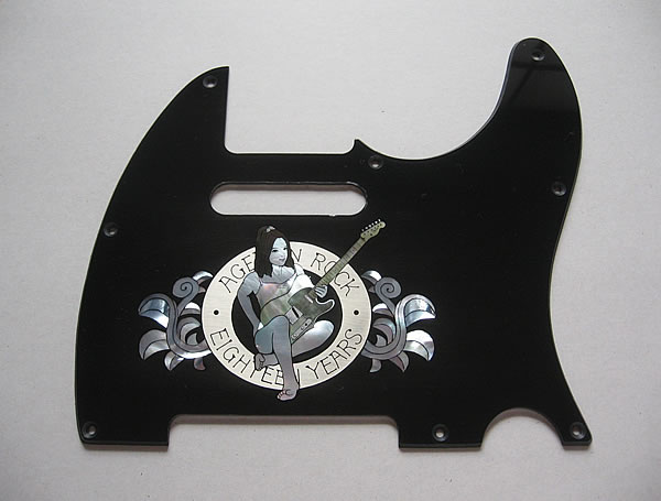 Custom Inlay：Guitar Girl