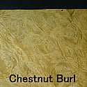 ピックガード材　Chestnut Burl