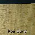 ピックガード材　Koa Curly